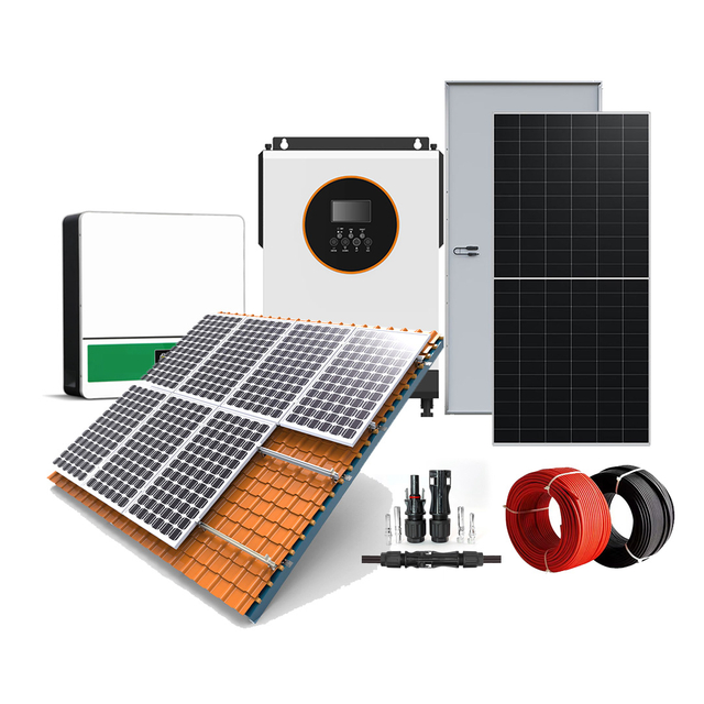 Słoneczne dachowe płytki domowe dach PV Zestaw energii słonecznej Słoneczny system energii słonecznej system energii słonecznej