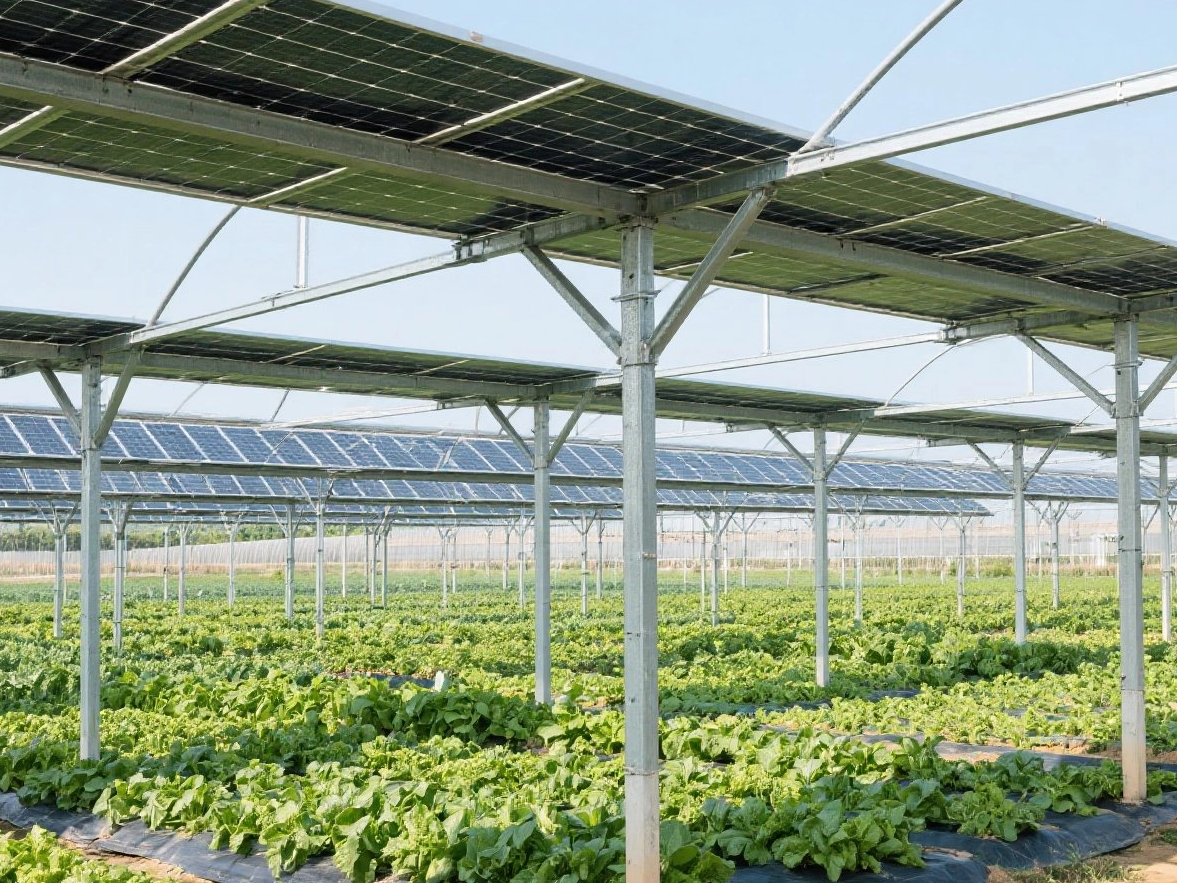 Jak zrównoważyć wydajność wytwarzania energii i produkcję rolną w projektowaniu stojaków z projektów rolniczych?