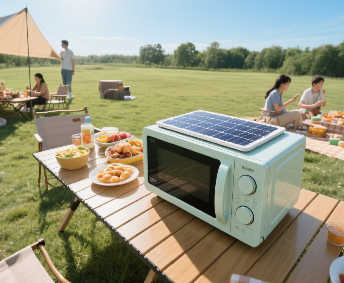 mikrofalowa kuchenka energii słonecznej