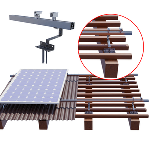 Regulowany panelu słoneczny haczyk dachowy montażowy Wspornik i zacisk słoneczny do mocowania dachu dachu solarnego