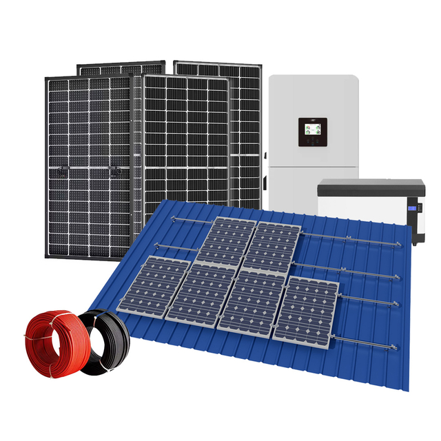 Układ energii słonecznej Domowy system zasilania słonecznego systemy fotowoltaiczne z falownikiem słonecznym