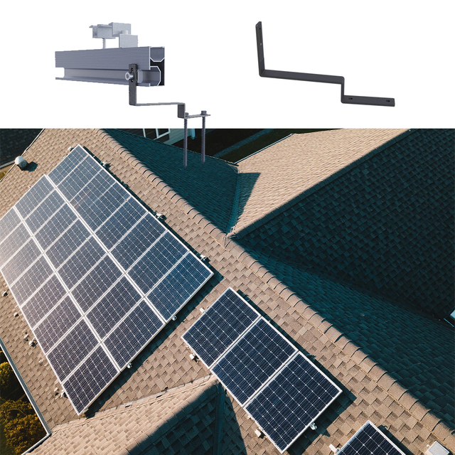Solar Panelu Solar Daching Asphalt Gonta Zestawy haczyków metalowe arkusz Słoneczny dachowe dachówki fotowoltaiczne System montażu