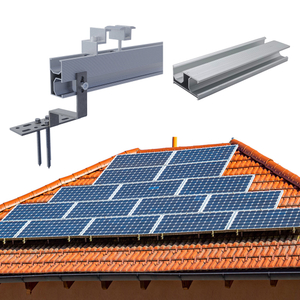 System panelu słonecznego Wsporniki montażowe dachu stałe haczyka do konstrukcji montażu dachu solarnego